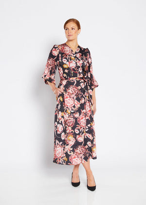 Philosophy Blaire Wrap Dress - Ruby Flower