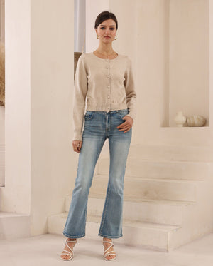 Soft Beige Cardi