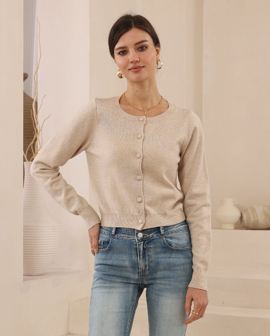 Soft Beige Cardi