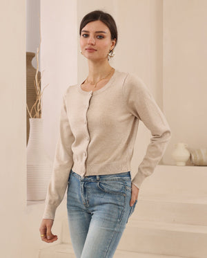 Soft Beige Cardi