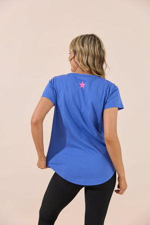 Freedom Tee - Blue & Pink