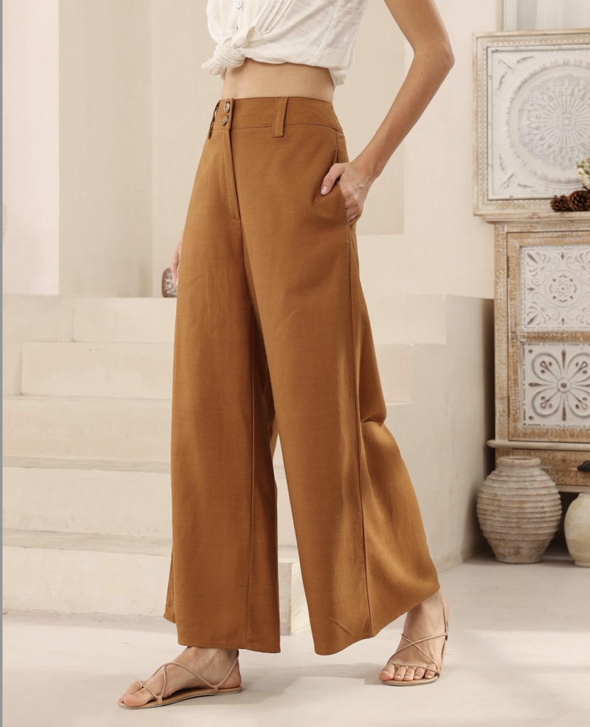 Harry Linen Pants - Tan