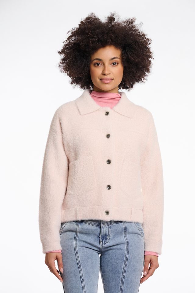 Bubbly Boxy Jacket - Pale