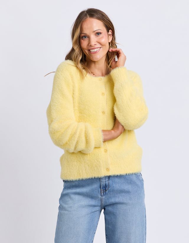 Paris Cardi - Pale Lemon