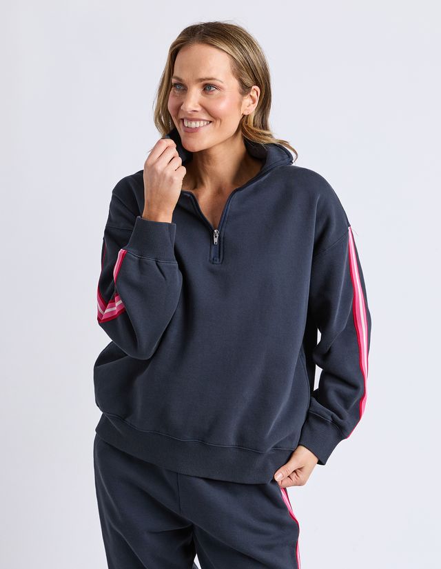 Lover 1/4 Zip - Navy