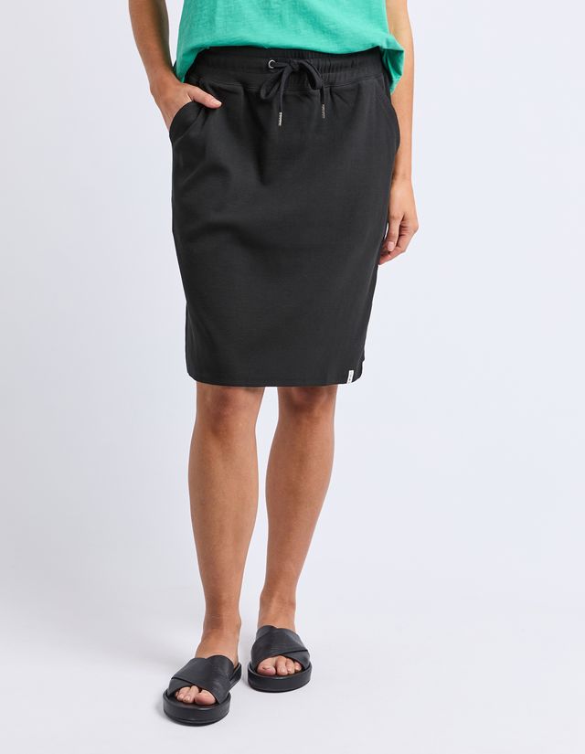 Ruby Rib Skirt - Black