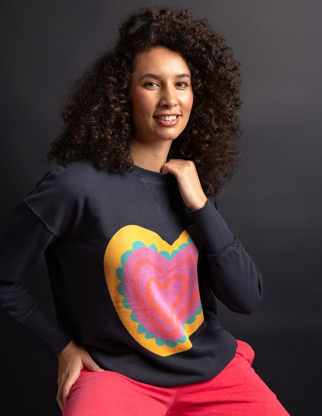 Flaming Heart Crew - Navy