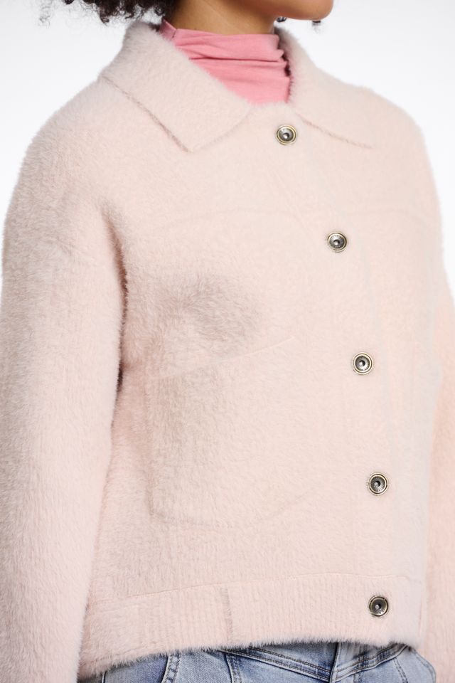 Bubbly Boxy Jacket - Pale