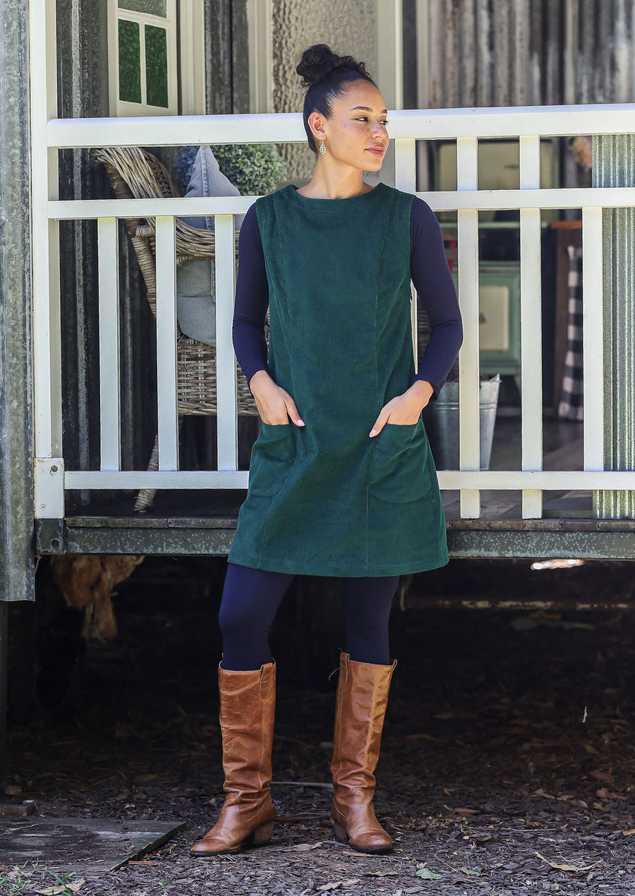 Polly Pocket Corduroy Tunic - Botanical Garden
