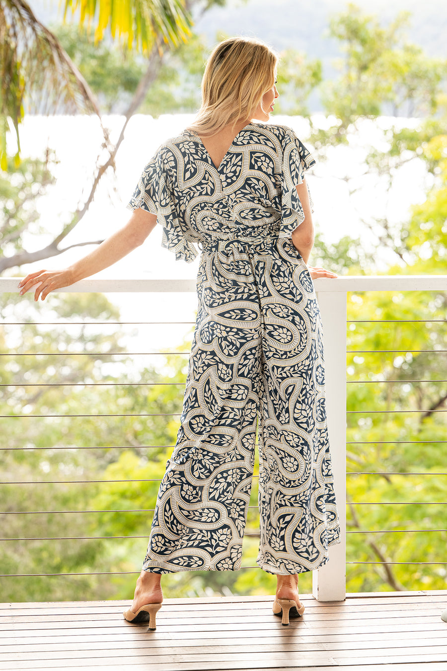 Leura Frill Sleeve Jumpsuit