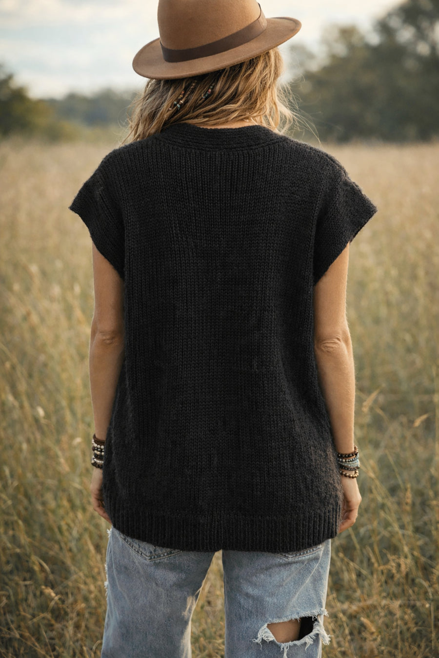 Megeve Vest - Black