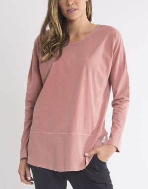 Fundamental Long Sleeve Tee - Dusty Pink