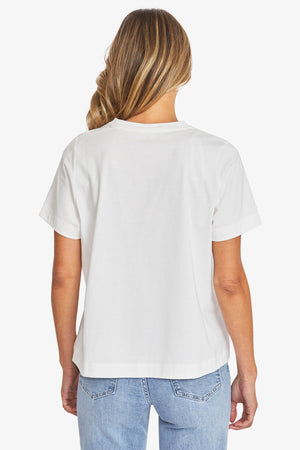 Cheetah Tee - White
