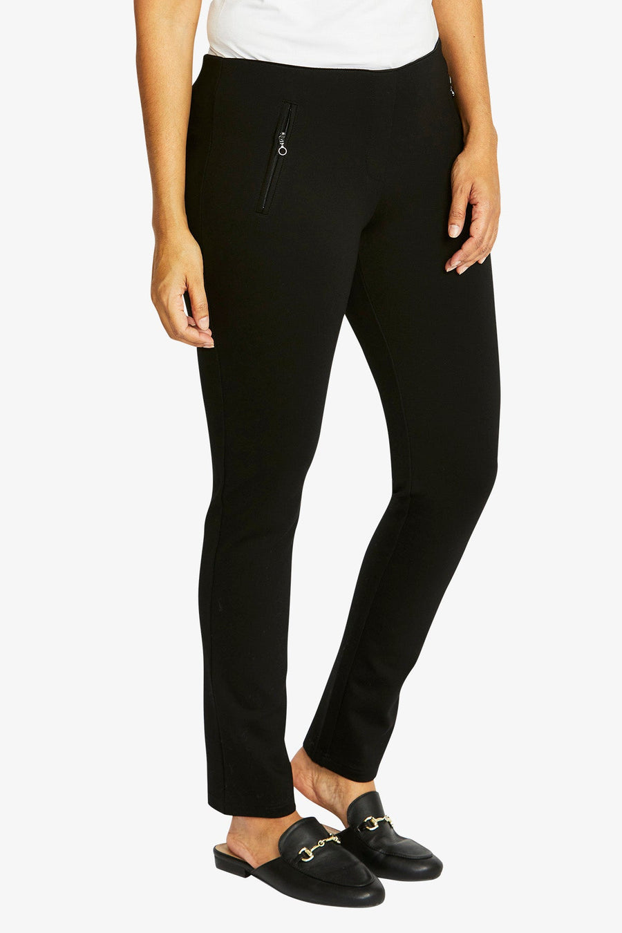 Ponte Leggings - Black