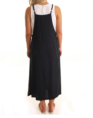 Apron Dress-Black