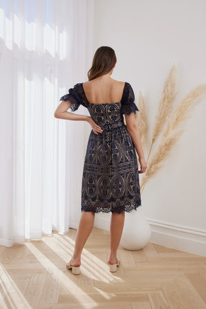 Remie Dress - Navy