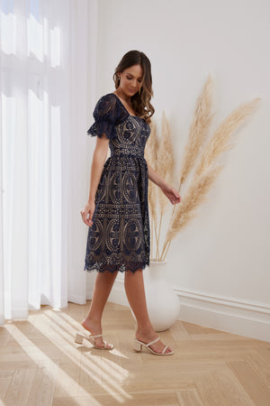 Remie Dress - Navy