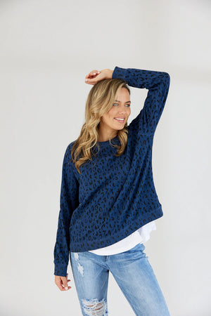 Lexie Sweater- Deep Blue