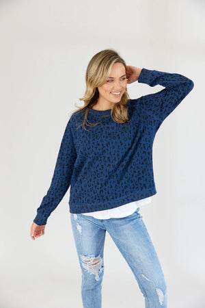 Lexie Sweater- Deep Blue